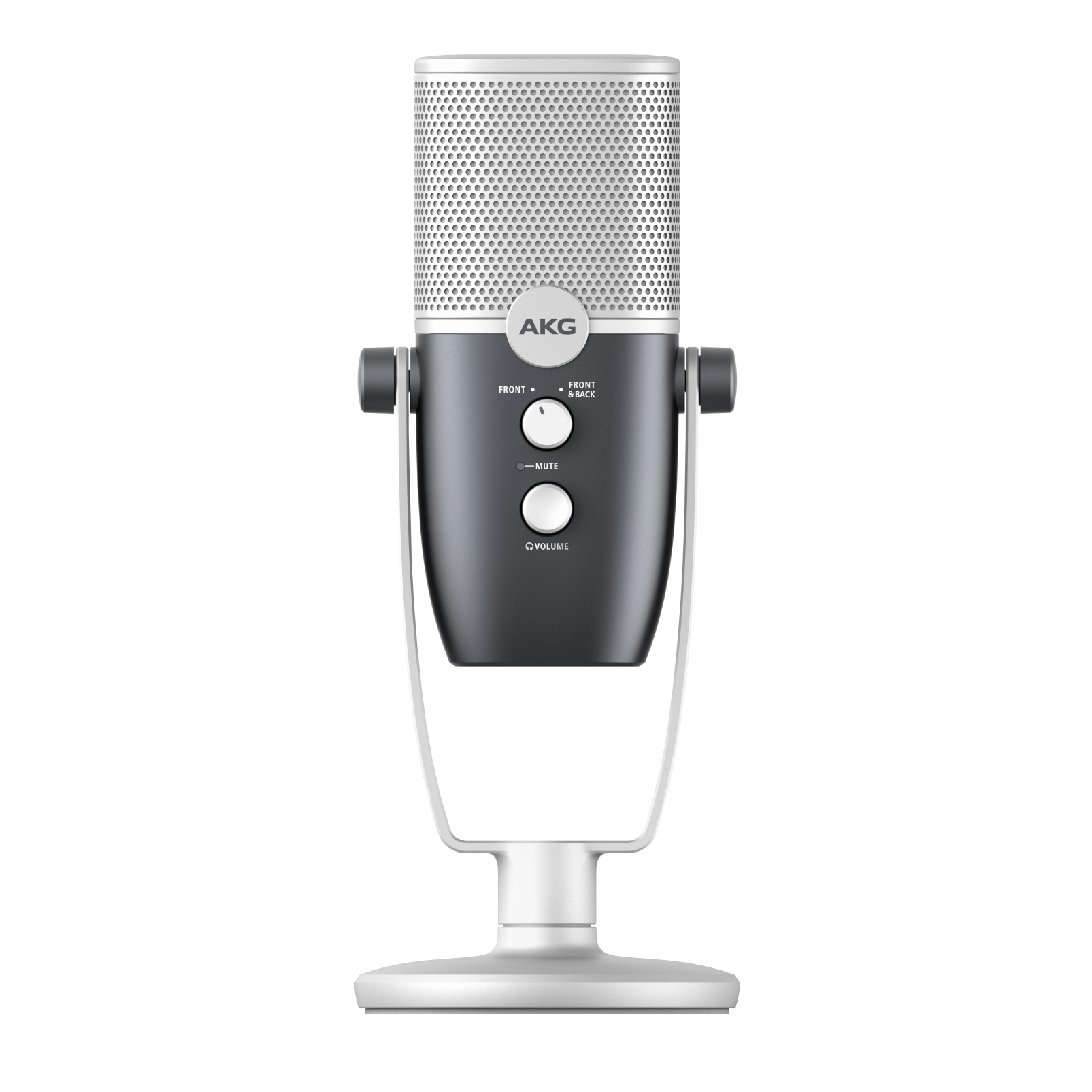 AKG Ara - Blue - Professional Two-Pattern USB Condenser Microphone - Front